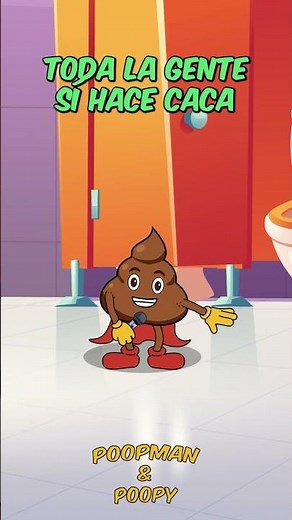 Esta mañana ya hice caca 💩 | Poopman&Poopy cantan Todos hacen caca