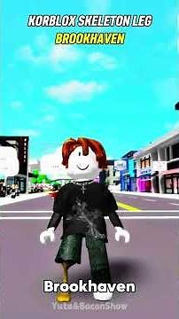 💀 How To Get The KORBLOX SKELETON LEG In Brookhaven!