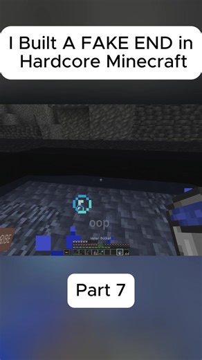 I Built A FAKE END in Hardcore Minecraft