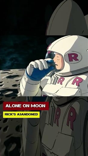 Alone on Moon. Rick's abandoned