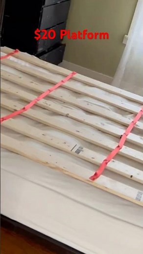 CHEAP $20 Build: Bed platform No box spring needed!