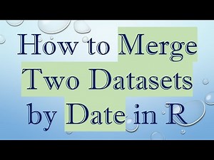 How to Merge Two Datasets by Date in R