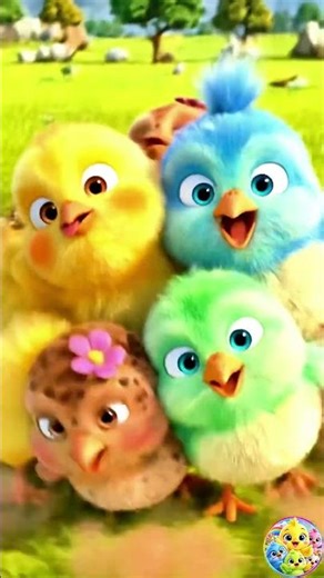 Funny Spinning Chick! 🌀😂 | Cute Baby Chick Fall #wheelsonthebus