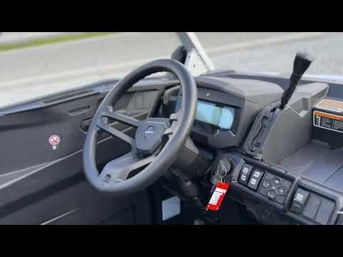 2025 Can-Am® Defender MAX X mr with Half-Doors HD10 Hyper Silver & Legion Red