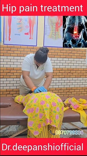 hip joint pain treatment by dr_deepanshiofficial #ytshorts #mobilization #chiropractic #ytviral