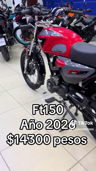 Bonita FT150 Año 2026 con descuento — Silver Moto