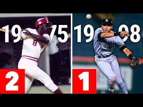 Top 25 GREATEST MLB Teams In HISTORY..