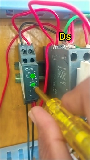 electrical timer settings || star delta timer #electrical #timer