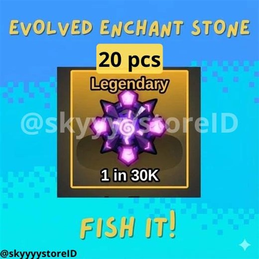 20x Evolved Enchant Stone | Roblox Virtual Item - Etsy