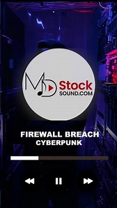 Cyberpunk Background Music | Firewall Breach | MDStockSound #shorts
