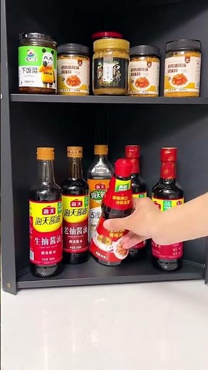 Amazing Corner Cabinet Organizer | Space Saving Kitchen Spice Rack 2026 #Shorts