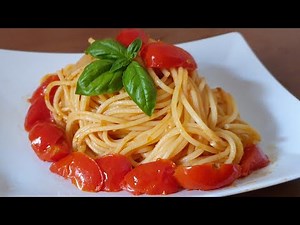SPAGHETTI POMODORO FRESCO E BASILICO (velocissimi) | italian spaghetti with cherry tomatoes