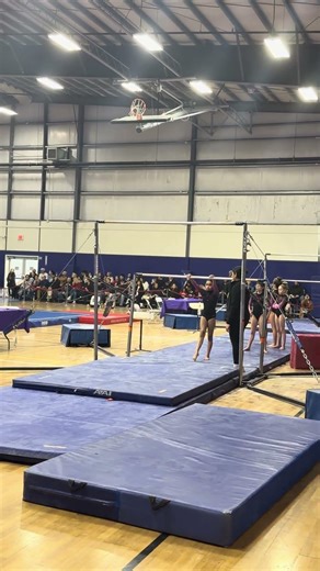 Xcel silver gymnastics bars champion with a HUGE ✨9.7✨#MGCgymnastics