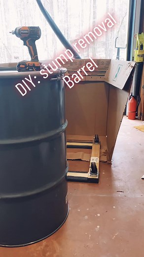 Repurposing a steel barrel to remove the stumps in our yard! #diy #stump #stumpremoval #steel #steeldrum #steeldrumtok #repurpose #howto #howtotiktok #diytoc #recycle #barrelideas #create #dewalt #rigid #chicagosteel #burn #burnbarrel #thegreatlittleorchard #burning #yard #savemoney #forrent #forsale #georgia #backyard #foryou #fyp #tools #goodidea #steelbarrel #fire #yourwelcome