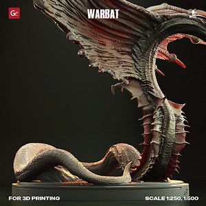 18 reactions | Unleash Warbat's Fury! Order the STL files for 3D Printing here: https://tinyurl.com/2aku4465 Inspired by "Godzilla vs. Kong," our contributing 3D artist has crafted a stunning Warbat figurine. With its serpentine body, massive wings, and savage attacking posture, it's an absolute must-have for Kaiju fans. Bring this masterpiece to life through 3D printing. Don't miss out! | Gambody - 3D Printing Marketplace | Facebook