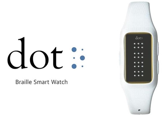 The Dot is a smartwatch that's meant for the visually impaired