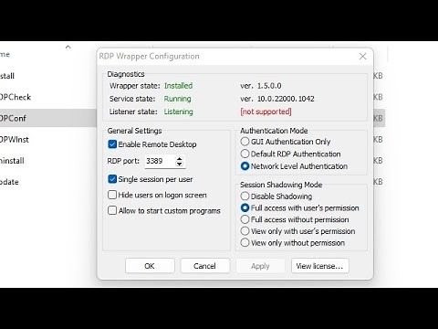 Windows 11 Multi Remote Desktop/Rdp wrapper Not Support windows 10 Error/Remote Desktop/RDP Services