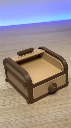 Tambour Box | Roll top Storage Box | Organizer #3dprinting #organizer #decor