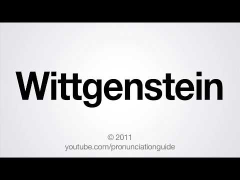 How to Pronounce Wittgenstein