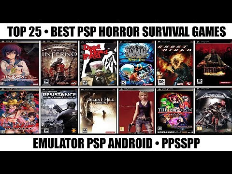 Top 25 Best Horror Games For PSP | Best PSP Games | Emulator PSP Android