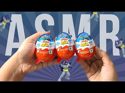 Kinder Joy Batman Edition | With the Surprise | 4K ASMR Unboxing