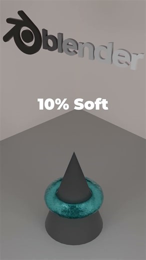 Cone vs Torus (Blender Animation)