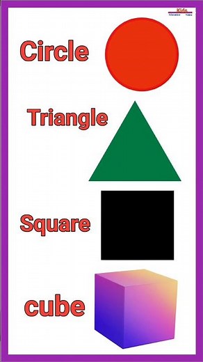 Shapes Names in English, Shapes Name, Square, Cone, #shapes #shape #shapesforkids