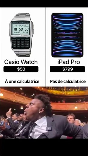 🏆Montre Casio VS iPad Pro 😂