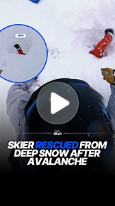 This incredible video captures the tense moment a man rescues a fellow skier who had been buried in deep snow following an avalanche in Switzerland. Matteo Zilla, a 37-year-old creative director, was skiing in Engelberg on January 10 when he noticed an arm sticking out of the snow in the distance. The skier was pulled out safely and was found to be uninjured. #skiing #rescue #snow #switzerland | Daily Mail Video
