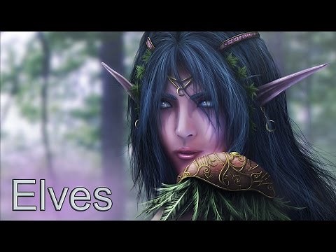Elves Fantasy drawings and artistic pictures of Elves