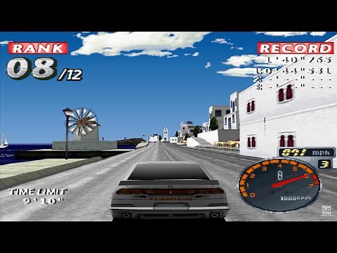 Rage Racer - PS1 Gameplay (4K60fps)