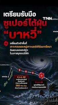 อพยพด่วน 2 แสนคน "บาหวี่" ถล่มเกาะกวม เตือนคลื่นสูง 10 เมตร l TNN ข่าวเช้า l 06-07-2026