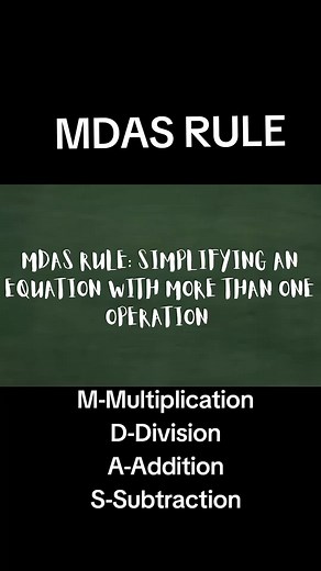 MDAS Rule Explained: Marie's Cookie Calculation