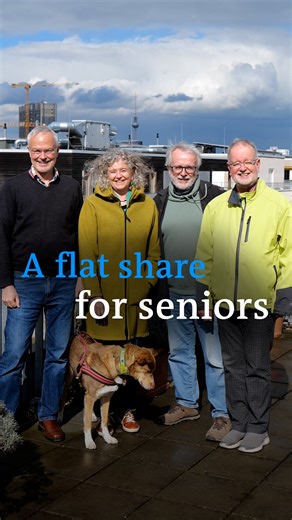 686K views · 1.6K reactions | Seniors relive their apartment-sharing days These seven pensioners decided to find an alternative to spending their last years in their solitude or in a nursing home. So they moved in together! | DW Stories | Facebook