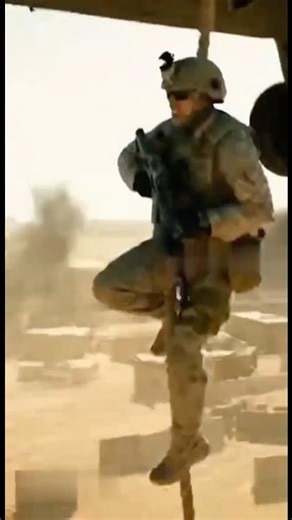 Helicopter Assault Team Strikes From Above – Intense Battlefield Action. #scifi #war militaryaction