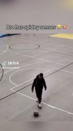 Epic Basketball Moment: Bro's Spidey Senses Save the Day!