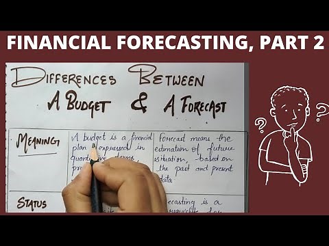 Difference between Budget and Forecast | Financial Forecasting