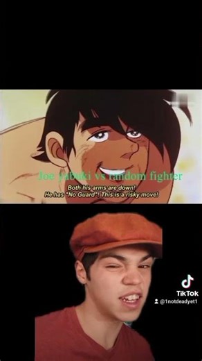 Can you use Joe Yabuki's No Gaurd Style in a real fight? 🥊#shorts
