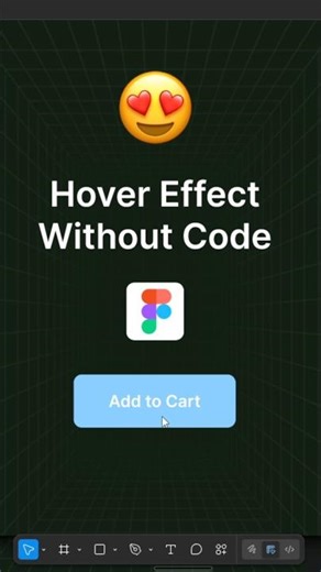 Button Hover Animation in Figma #Shorts