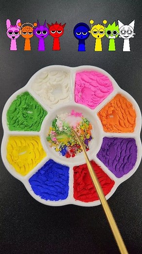 Sprunki Color Mixing 2 🔥 #colormixing #fypシ゚ #satisfying #reels #asmr | Satisfying Art
