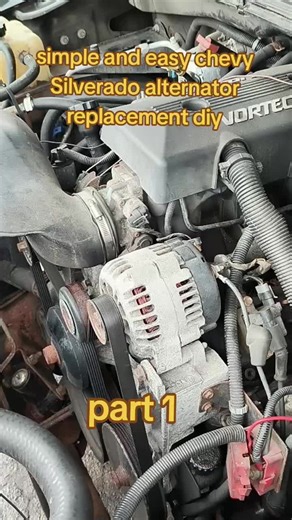 Simple Chevy Silverado Alternator Replacement DIY