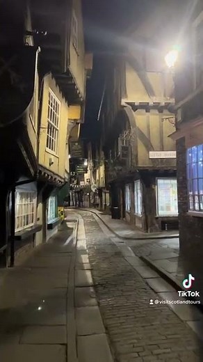 The best preserved medieval street in the world. The Shambles. York