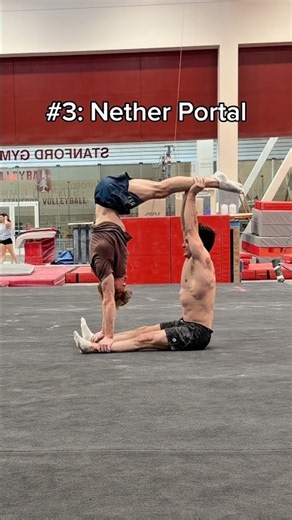Ranking Our Hardest Partner Challenges 🫣 #gymnastics #calisthenics #gymnast #strength #skill