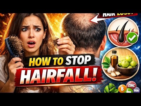 7 Simple steps to stop hair fall.Follow these steps and say bye to the hair fall