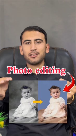 9.2K views · 99 reactions | How to colorize your old black and white pictures to colourful | Hassan Shahid Skills | Facebook