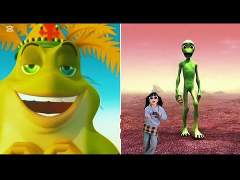 "Alien Patila Dance Battle Challenge in the Cosmic Space Party"