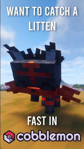 How to Find Litten FAST in Cobblemon! #cobblemon #minecraft #pokemon