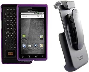 Seidio SURFACE Case and Holster Combo for Motorola DROID - Purple