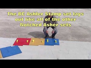 How to use Decorative Concrete Stamps - BC Ashler Stamps by Walttools