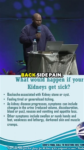 111K views · 1K reactions | You can lose 90% of kidney function without symptoms — early signs, prevention (hydration, stones, smoking/alcohol), and what dialysis really involves (costs and lived experience) | Taurama Barracks Seventh-day Adventist Church | Facebook